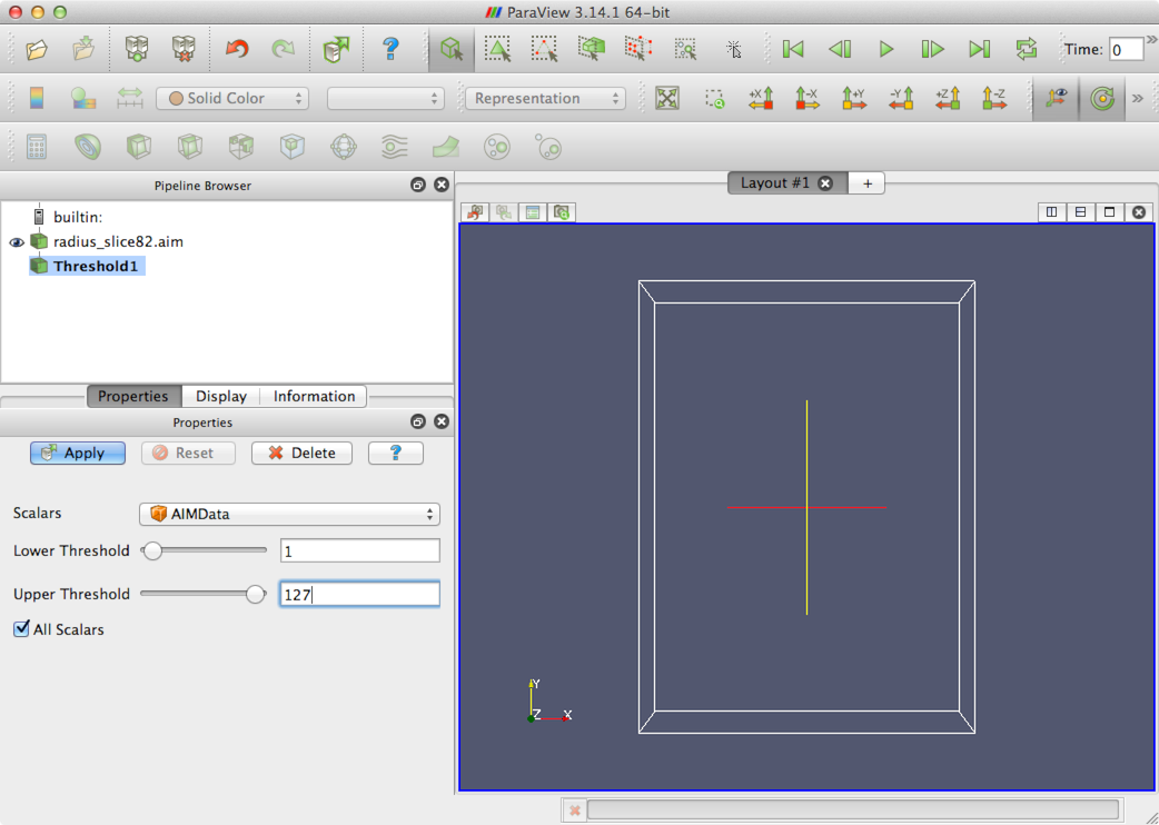 radius slice threshold